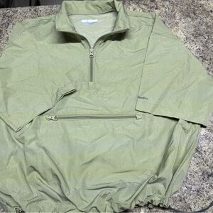 Columbia Boundless Trek Pullover Jacket Sage Green Large Gorpcore